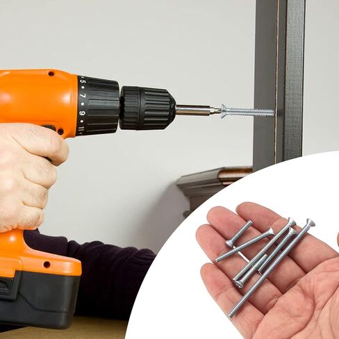 370 Pcs Electrician's Machine Screw Kit, Flat Head Cross Head Long Electrical Outlet Screws, Electrical Outlet Extender Device Mounting Screws, 6X(*3/4、6#*1、6#*1-1/4、6#*1-1/2、6#*2、6#*3)-(Flat) in Saudi Arabia