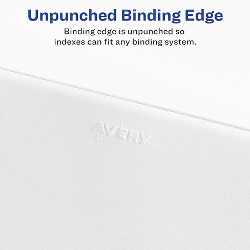 Avery Legal Index Divider - Letter Size - Tab: Exhibit F - Pack of 25 (82112) in Saudi Arabia