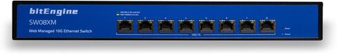 8 Port 2.5G Unmanaged Ethernet Switch with 10G SFP+ Uplink, 8 x 2.5G Base-T Ports, 60Gbps Switching Capacity, Metal Fanless Design, Desktop/Wall-Mount, Plug & Play in Saudi Arabia