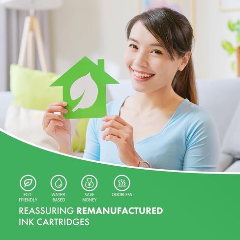 مجموعة خراطيش حبر 962XL بديلة عالية الإنتاجية لخراطيش حبر HP 962 (أسود، سماوي، أرجواني، أصفر، 4 عبوات) تعمل مع طابعة HP OfficeJet Pro 9010 9012 9015 9016 9018 9020 9025 01 in Kuwait