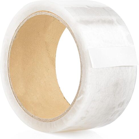لفات شريط الشحن Tapewell - شريط تغليف شفاف بعرض 1.88 بوصة - شريط صندوقي للحركة - عبوات شريط التعبئة للموزع - 12 عبوة أو لفات شريط شفاف in Kuwait