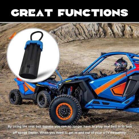 NTNEV Seat Belt Bypass, Compatible with Polaris Ranger RZR 570-1000 XP and Can-Am Defender Maverick Commander, Override Switch Connector Jumper Plug Accessories (1PC) in Saudi Arabia