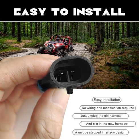 NTNEV Seat Belt Bypass, Compatible with Polaris Ranger RZR 570-1000 XP and Can-Am Defender Maverick Commander, Override Switch Connector Jumper Plug Accessories (1PC) in Saudi Arabia