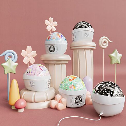 Tarklanda Kids Alarm Clock with Moon Stars Unicorn Projector Night Light, Black, 12-Inch in Kuwait