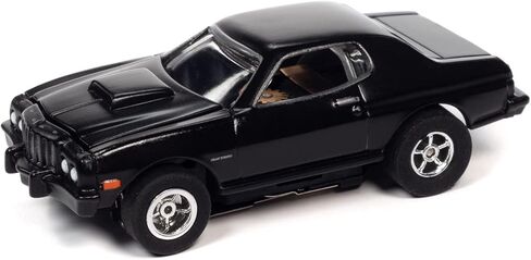 Auto World Xtraction R34 1976 Ford Torino Black HO Scale Slot Car in Kuwait