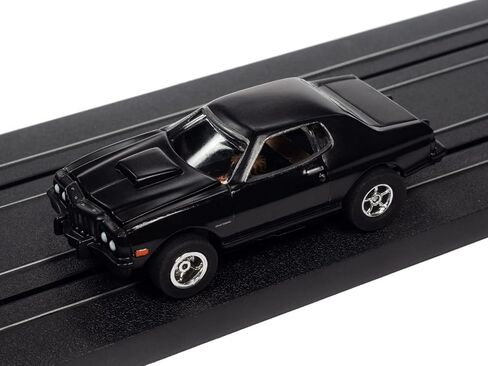 Auto World Xtraction R34 1976 Ford Torino Black HO Scale Slot Car in Kuwait