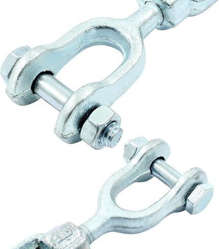 PHITUODA 2PCS Galvanized Turnbuckle Heavy Duty, 1/2" x 6" Jaw and Jaw Turnbuckle 2200 lbs Working Load Limit in Saudi Arabia