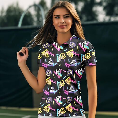 Funny Golf Shirts for Women -Short Sleeve Quick-Dry Suitable for Yoga, Tennis in Saudi Arabia