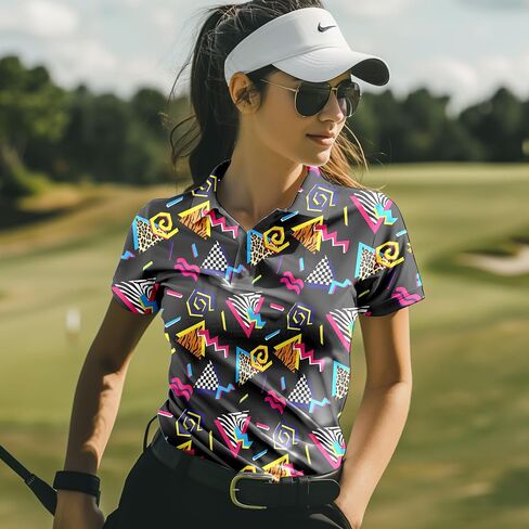 Funny Golf Shirts for Women -Short Sleeve Quick-Dry Suitable for Yoga, Tennis in Saudi Arabia