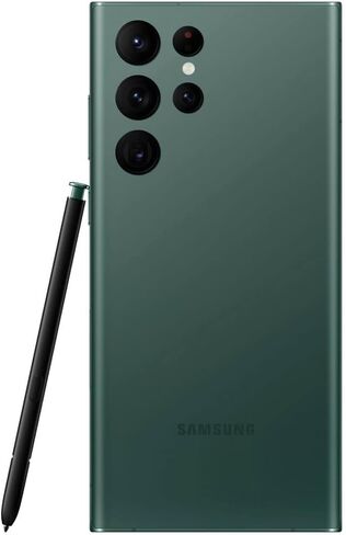 SAMSUNG Galaxy S22 Ultra 5G Factory Unlocked 128GB SM-S908U1 Green (Renewed) in Saudi Arabia
