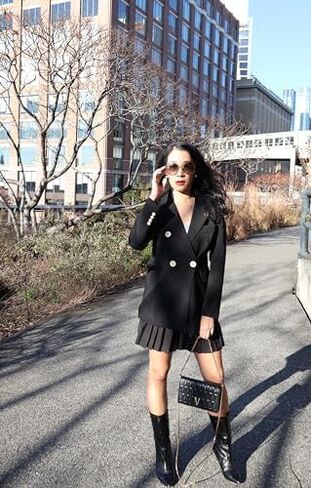 Suit Pleated Skirt Windbreaker Suit Two-Piece Skirt in Saudi Arabia