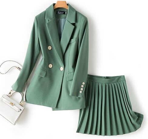 Suit Pleated Skirt Windbreaker Suit Two-Piece Skirt in Saudi Arabia