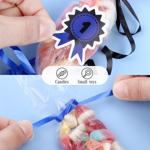 Fovths 2 Roll 2000 Feet Graduation Candy Lei Making Kit Include 2024 Graduation Poly Tubing Roll 1200 Feet Ribbon Grad Stickers DIY Grad Candy Lei Bag for Graduation Party Favor in Saudi Arabia