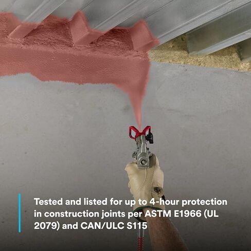 3M FireDam Spray 200، لون رمادي، قابل للرش، ذو أساس مائي، سهل التنظيف، طلاء مطاطي، أسطوانة سعة 5 جالون (سطل) in Kuwait