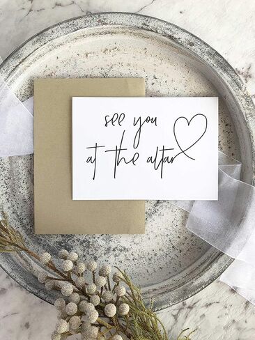 Groom Card From Bride on Our Wedding Day Stationery, See You At The Altar, Husband To Be Letter, Love Gift For Him from Wife, Marry You Vows in Saudi Arabia