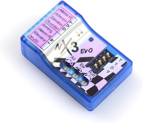 MiZOELEC 3-Axis Aircraft Gyros NX3 EVO Flight Controller Board Fixed-Wing Flight gyro Balancer Stabilization Controller for 3D 2D Flight 3 Axis Gyros in Kuwait