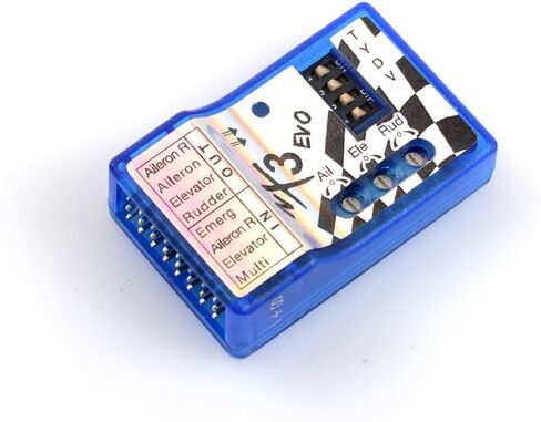 MiZOELEC 3-Axis Aircraft Gyros NX3 EVO Flight Controller Board Fixed-Wing Flight gyro Balancer Stabilization Controller for 3D 2D Flight 3 Axis Gyros in Kuwait