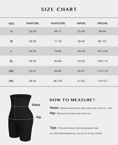 FeelinGirl Shapewear for Women Tummy Control High Waisted Body Shaper Shorts Waist Trainer Shorts Butt Lifting Black 3XL in Saudi Arabia