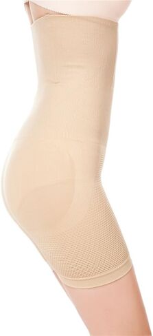 Pop Fashion Womens Shapewear High Waist Tummy Control Mid-Thigh Body Shaper Shorts in Saudi Arabia