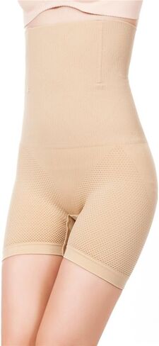 Pop Fashion Womens Shapewear High Waist Tummy Control Mid-Thigh Body Shaper Shorts in Saudi Arabia