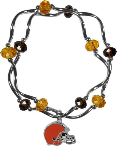 Siskiyou NFL womens Dangle Earrings and Crystal Bead Bracelet Set in Saudi Arabia