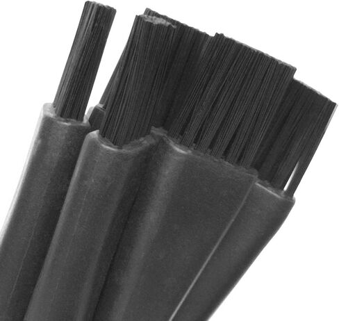 Lantee 10 قطع من البلاستيك الأسود بمقبض دائري لتنظيف المعمل، مجموعة فرش ESD مضادة للكهرباء الساكنة للهاتف المحمول ولوحة المفاتيح والكمبيوتر اللوحي PCB BGA لإصلاح اللحام in Kuwait