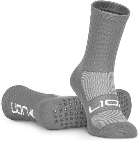 مجموعة Lion Kids لكرة القدم تتضمن جوارب للإمساك وواقيات صغيرة للساق وأكمام جورب - المجموعة المثالية للاعبي كرة القدم الشباب in Kuwait