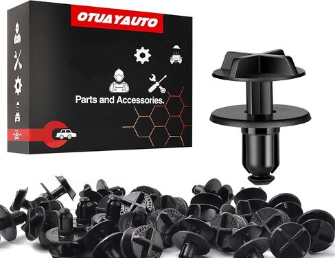 OTUAYAUTO 94-99 S10 50PCS Front Door Trim Panel Retainer Clips, Replaces GM: 10153057 Replacement for Chevy Buick GMC - Car Fasteners Clips for GM 8mm Hole in Saudi Arabia