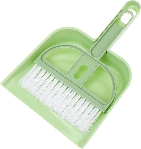 WLLHYF Mini Broom and Dustpan Set Portable Small Cleaning Broom and Dustpan Set for Home Hangable Whisk Broom Hand Dustpan and Brush Set for Table Desk Key Board Office Daily Cleaning Necessity in Saudi Arabia