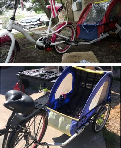 ترقية دراجة دراجة مقطورة مقرنة المرفق الزاوية لمقطورات الدراجة وشوين للأطفال / الكلب استبدال مقطورة دراجة مرفق لمقطورات دراجة الطفل in Kuwait