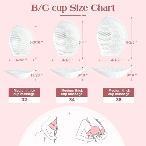 Silicone Bra Inserts Push Up, Light Bra Pads Inserts, Boob Inserts, Breast Enhancers Inserts for Bathing Suit Yoga Sport Bra in Saudi Arabia