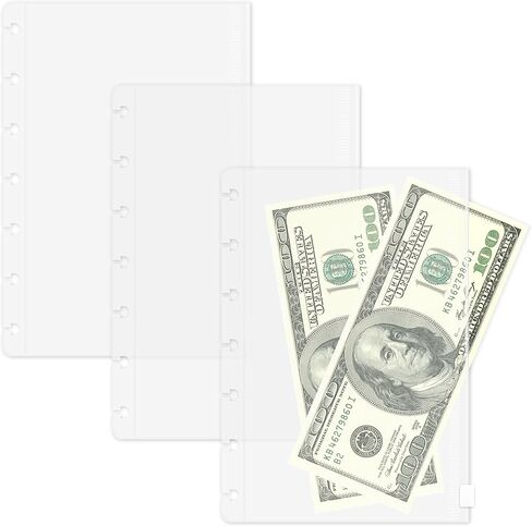 Discagenda Clear Card Holder Pocket Compatible with Classic HP (7x9.25in), 3 Pack for Discbound Planner Personal Organizer in Saudi Arabia