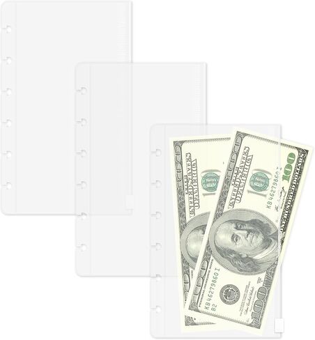 Discagenda Clear Card Holder Pocket Compatible with Classic HP (7x9.25in), 3 Pack for Discbound Planner Personal Organizer in Saudi Arabia