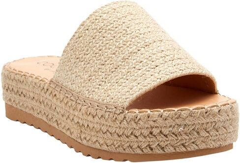 Coconuts by Matisse Womens Del Mar Espadrille Platform Athletic Sandals Casual Low Heel 1-2" - Beige - Size 8 B in Saudi Arabia