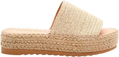 Coconuts by Matisse Womens Del Mar Espadrille Platform Athletic Sandals Casual Low Heel 1-2" - Beige - Size 8 B in Saudi Arabia