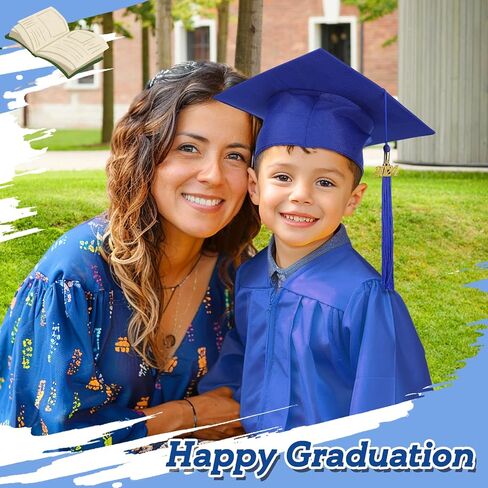 Bigmeta 12 Pcs 2024 Preschool Kindergarten Graduation Caps - Adjustable Child Kids Grad Cap for Boys or Girls in Saudi Arabia