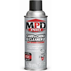 بخاخ منظف المكربن ​​والاختناق من إم بي دي - تركيبة سريعة المفعول تزيل الورنيش والعلكة والحمأة - تستعيد تدفق الهواء واستجابة الخانق - انخفاض المركبات العضوية المتطايرة، متوافقة بنسبة 45% - (عبوة من قطعة واحدة) in Kuwait