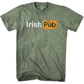 Chowdaheadz Irish Pub Logo T-Shirt - Unisex Vintage Tee Soft Cotton Blend in Saudi Arabia