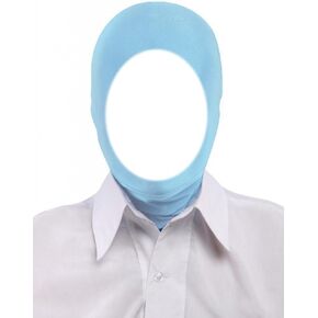 قناع غطاء الرأس Zentai القابل للتمدد ذو الوجه المفتوح من الألياف اللدنة للرجال والنساء لإكسسوارات أزياء الهالوين التنكرية in Kuwait