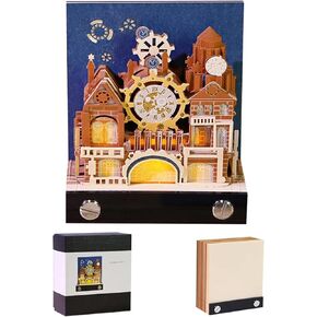3D Calendar 2026,3D Time Piece Calendar 2026,3D Art Calendars Memo Pad,3D Christmas Snow House Notepad Creative Desk Calendars,for School Office Home Desk Decor Birthday Christmas in Saudi Arabia