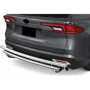 Kasei Rear Bumper Guard Double Layer Stainless Steel Compatible with 2004-2023 Toyota Sienna -KAS-8TY918SS-DL in Saudi Arabia
