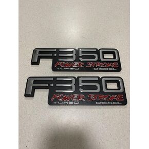 2 Pack New 350 Power Turbo Diesel Emblem Left Right Side 3D Badges Compatible with 350 Nameplate in Kuwait
