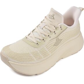 حذاء JACKSHIBO نسائي للجري على الطريق بمقدمة واسعة سهل الارتداء ويدعم قوس القدم مجانًا، حذاء رياضي أنيق للمشي والتنس مع رغوة الذاكرة ونعل بدون قطرة in Kuwait