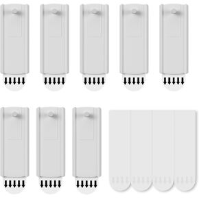 14 عبوة من خطافات الحائط بوزن 13 رطلاً (كحد أقصى)، شماعات حائط بدون أظافر، وخطاطيف حائط لاصقة، مقاومة للماء ومقاومة للصدأ للاستخدام داخل المطبخ والحمام والمنزل والمكتب in Kuwait