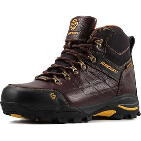 SUREWAY Men's Waterproof Steel/Soft Toe 6" Work Boot, Slip Resistant Leather Ankle Safety Boot for Construction,Roofing & Hunting,Comfort & Durability in Saudi Arabia
