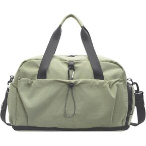 Large Duffle Tote Bag for Travel, Expandable 37L Gym Bag, Wet Pocket, Shoe Compartment for Women and Men in Saudi Arabia