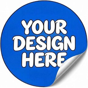 1-2000 Custom Waterproof Vinyl Sticker roll, Personalized Design Image, Logo and Text, Suitable for Corporate Business Activities and Other Occasions in Kuwait