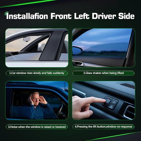 741-306 Power Window Regulator with Motor Front Left for Honda Accord 2003 2004 2005 2006 2007, Replace 72250SDAA02 in Kuwait