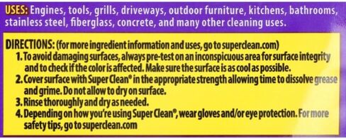 سوبر كلين مزيل شحوم المحرك - 3.8 لتر in Kuwait