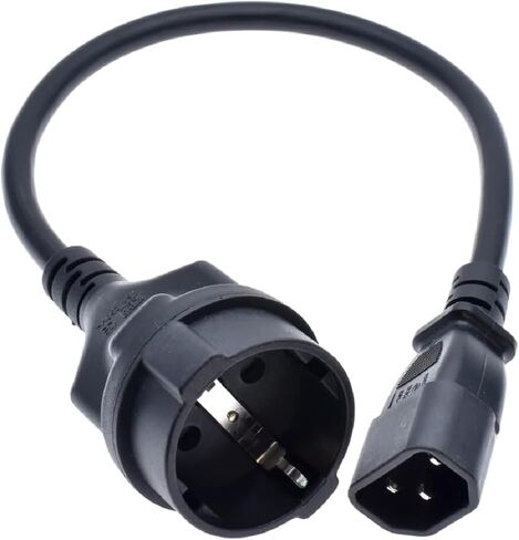 Toptekit NEMA 5-15P to EU Schuko Female 15 A 250V,US 3Pin Male to Euro schuko Female Adaptor(5-15P to Schuko Female) in Saudi Arabia
